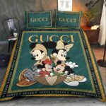 Mickey Mouse Gucci Bed Set Bedding Set MuseDoll.Com