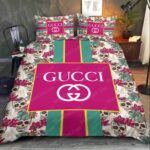 Pink Gucci Bed Set Bedding Set