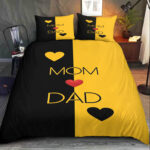 Love Mom Love Dad Bed Set Bedding Set